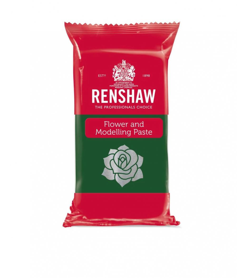 Renshaw Flower & Modelling Paste Leaf Green 250g Sugar & Ice