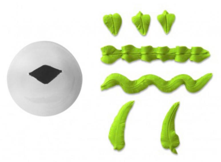 Wilton 366 Large Leaf Icing Tip Sugar & Ice